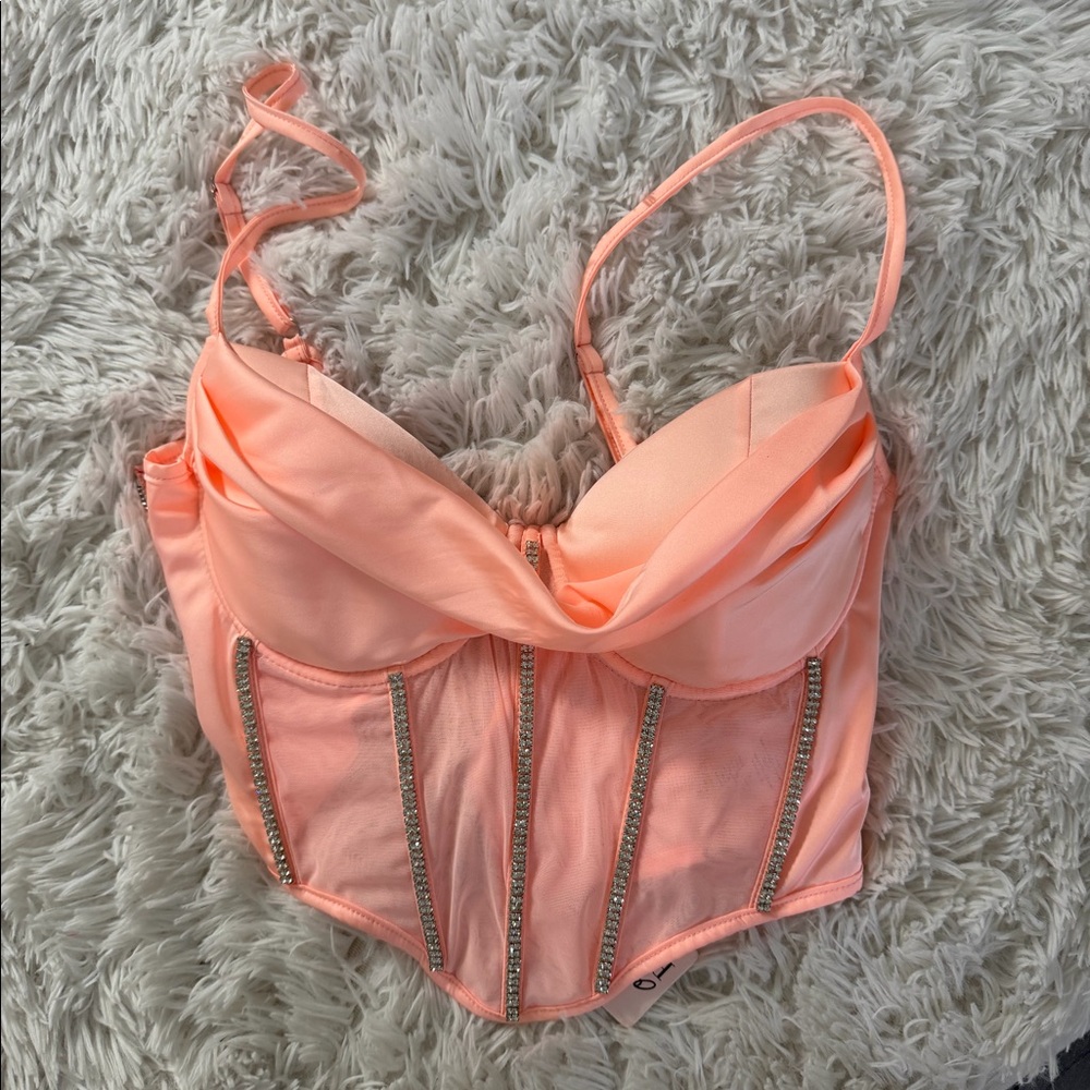 Pink Oh Polly Corset top